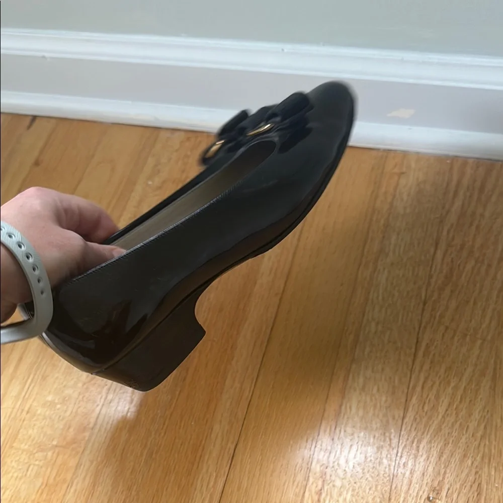 Salvatore Ferragamo Black Bow Flats (Refurbished) - Picture 7 of 7
